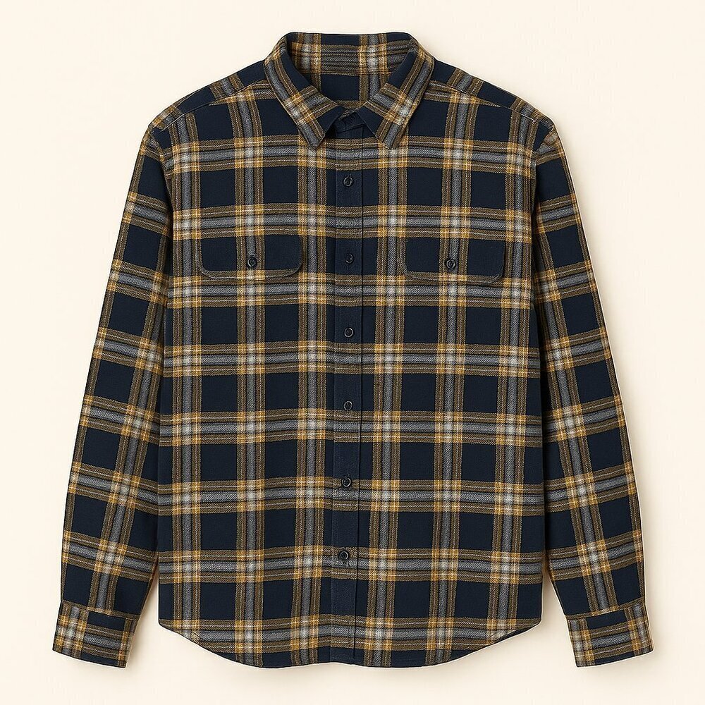 Lucky Brand Plaid Flannel Shirt – XXL – Classic Fit – 100% Cotton – Style 7MS400